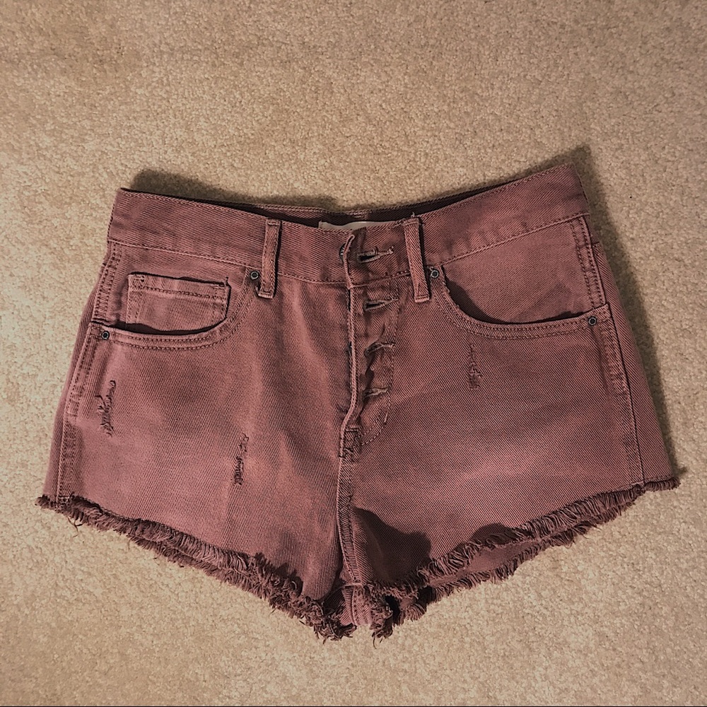 Pacsun maroon shorts