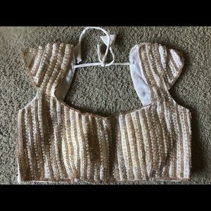 Diamond beads blouse