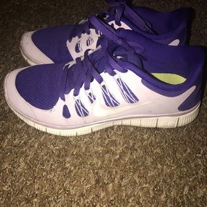 Purple 5.0 Nike Free Runs