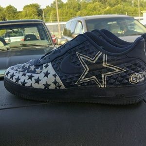 Coustom stars air force ones