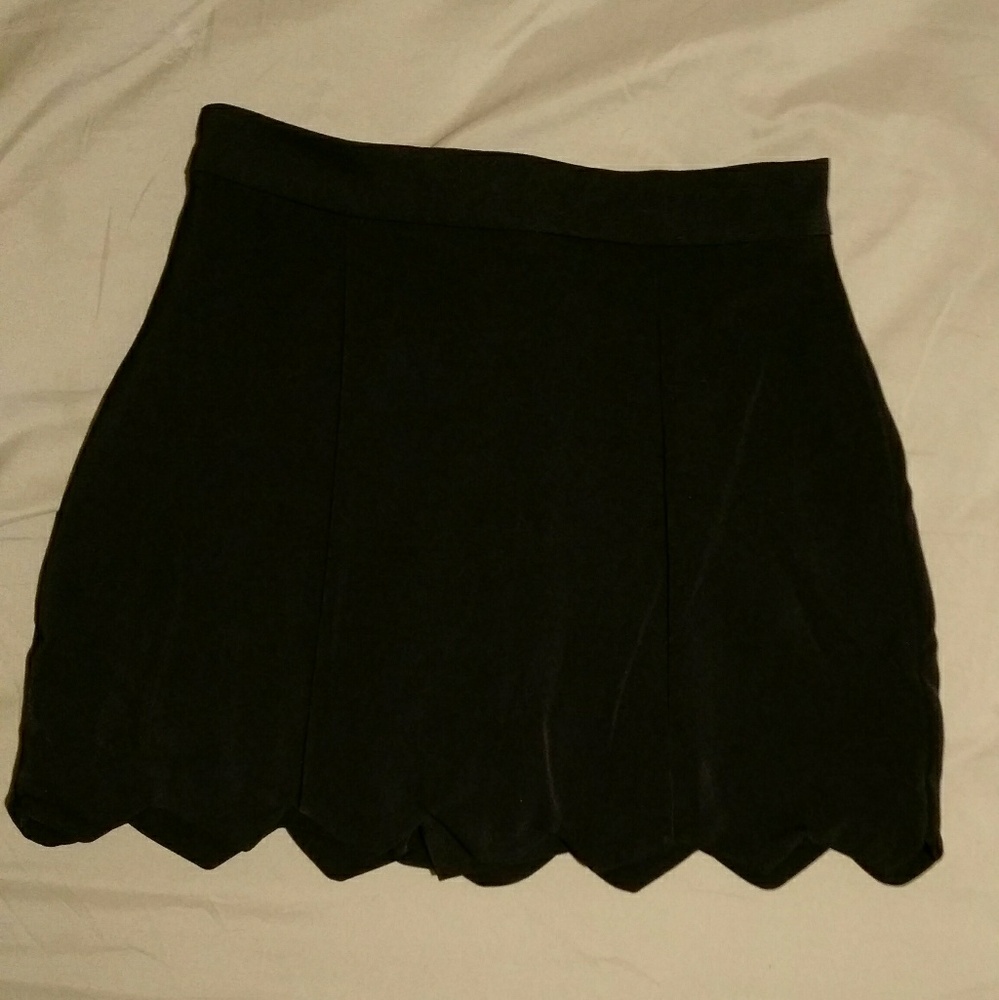 Brand New Black Mini Shorts Skirt