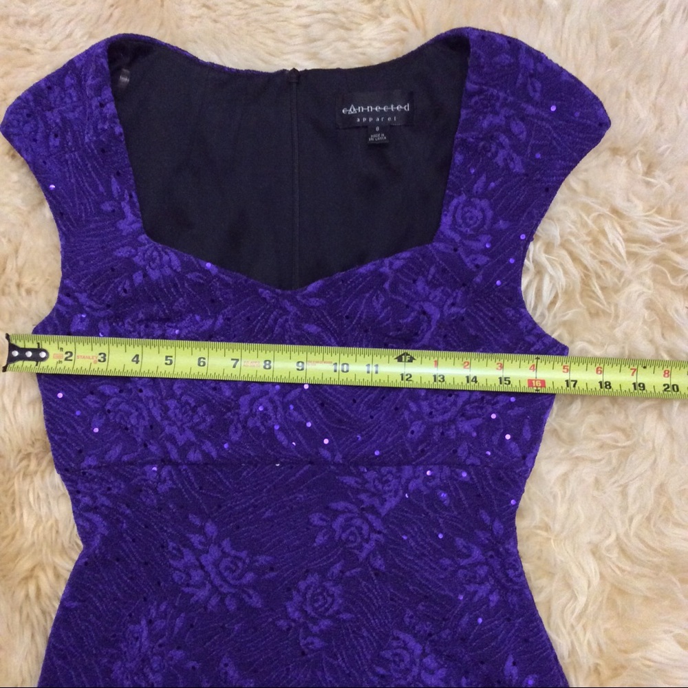 Purple sequined dress - Picture 5 of 5