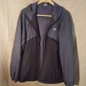 Slate Blue Lightweight Hoodie Windbreaker