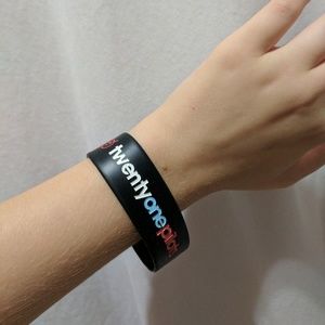 Twenty One Pilots Rubber Bracelet