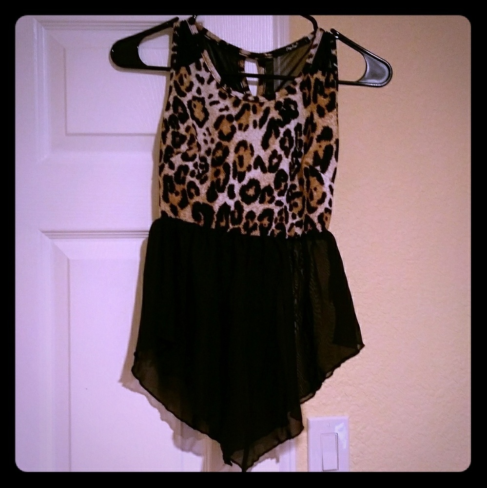 Brand New Leopard Print Top