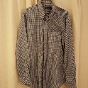 Nautica blue and black checkered