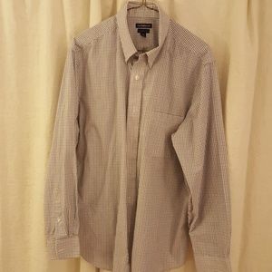 Blue and black thin checkered