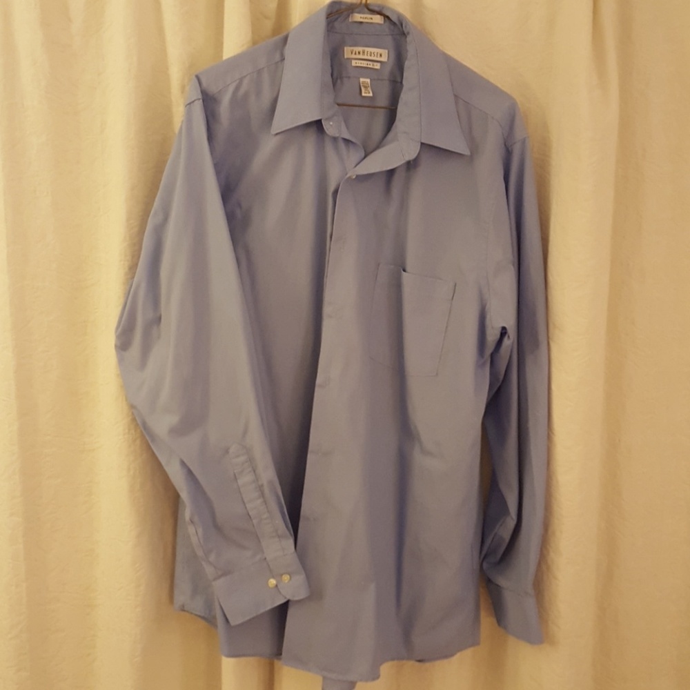 Blue dress shirt