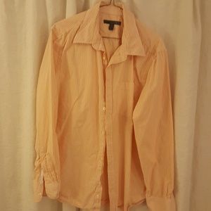 Old Navy orange and white striped