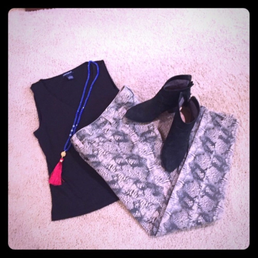 CAbi Snakeskin Pants