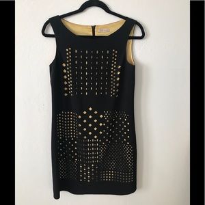 Pennyblack Yellow Lined Shift Dress