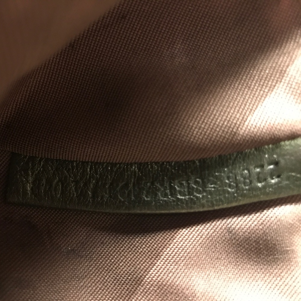 Fendi gold leather hand bag