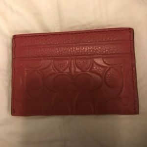 Coach card/money holder