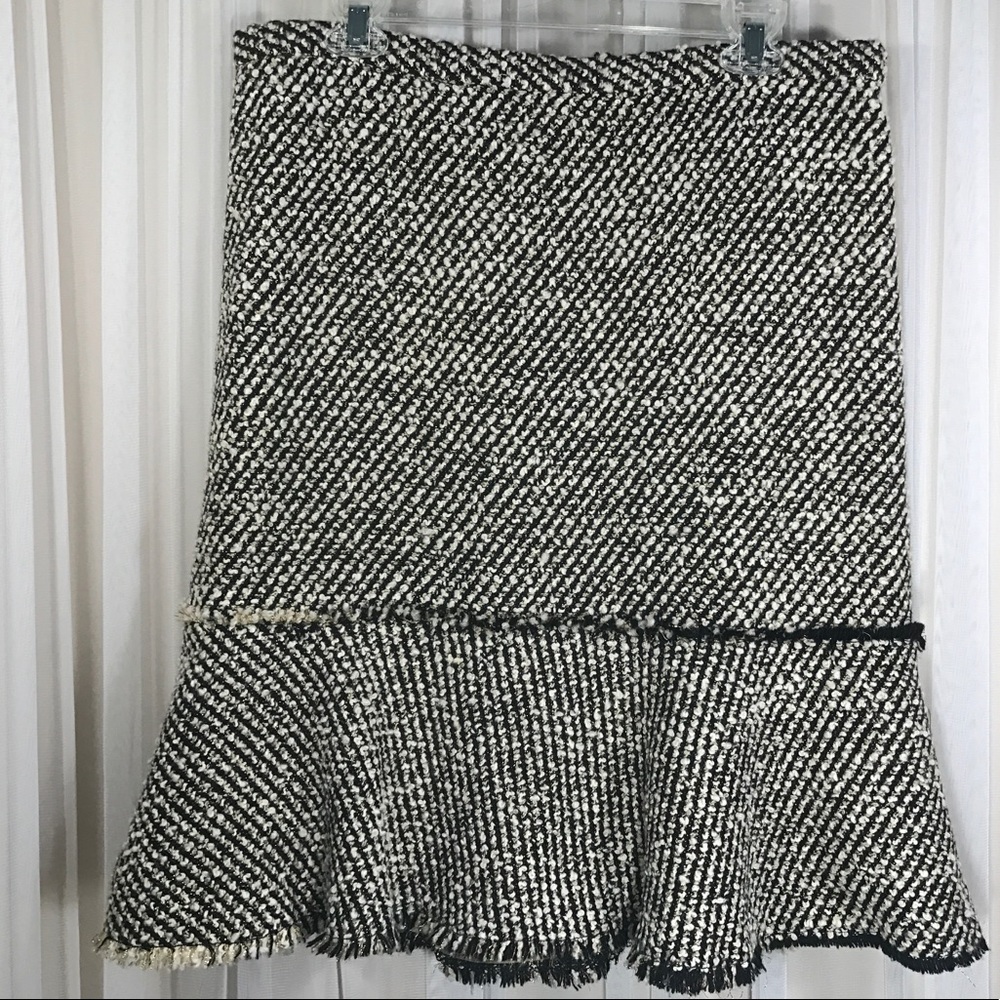 J.Crew Metallic Tweed A-Line Skirt