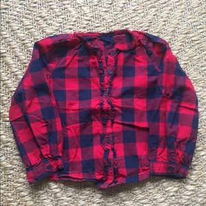 Baby Gap 4T Red Plaid Shirt - essential for Fall!