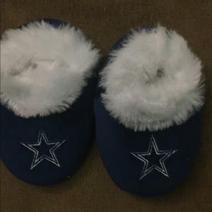 Dallas Cowboy Baby Bootie Slippers