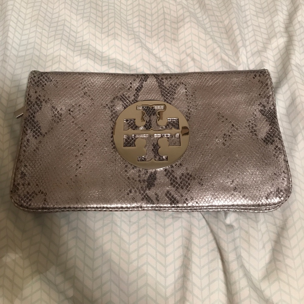 Tory Sliver snake skin design . Used 2xs $76