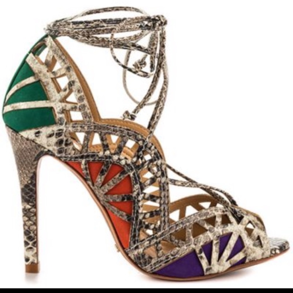 Schutz Dubiana Lace up shoes/heels