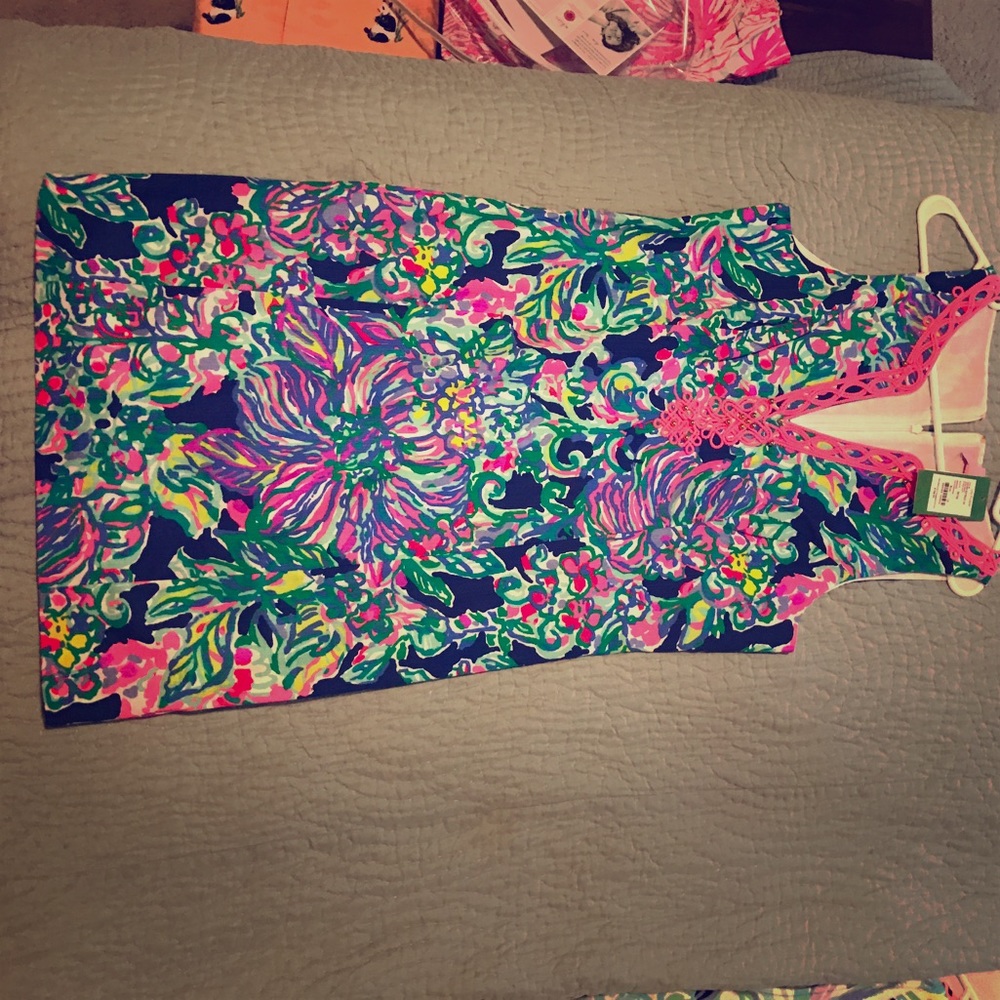 Lilly Pulitzer Ryder Shift -Indigo Exotic Escapade