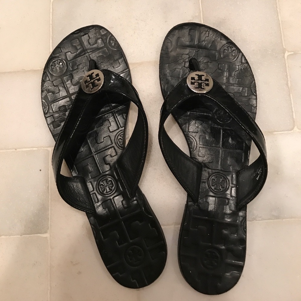 Tory burch sandals. Well loved. Size 6
