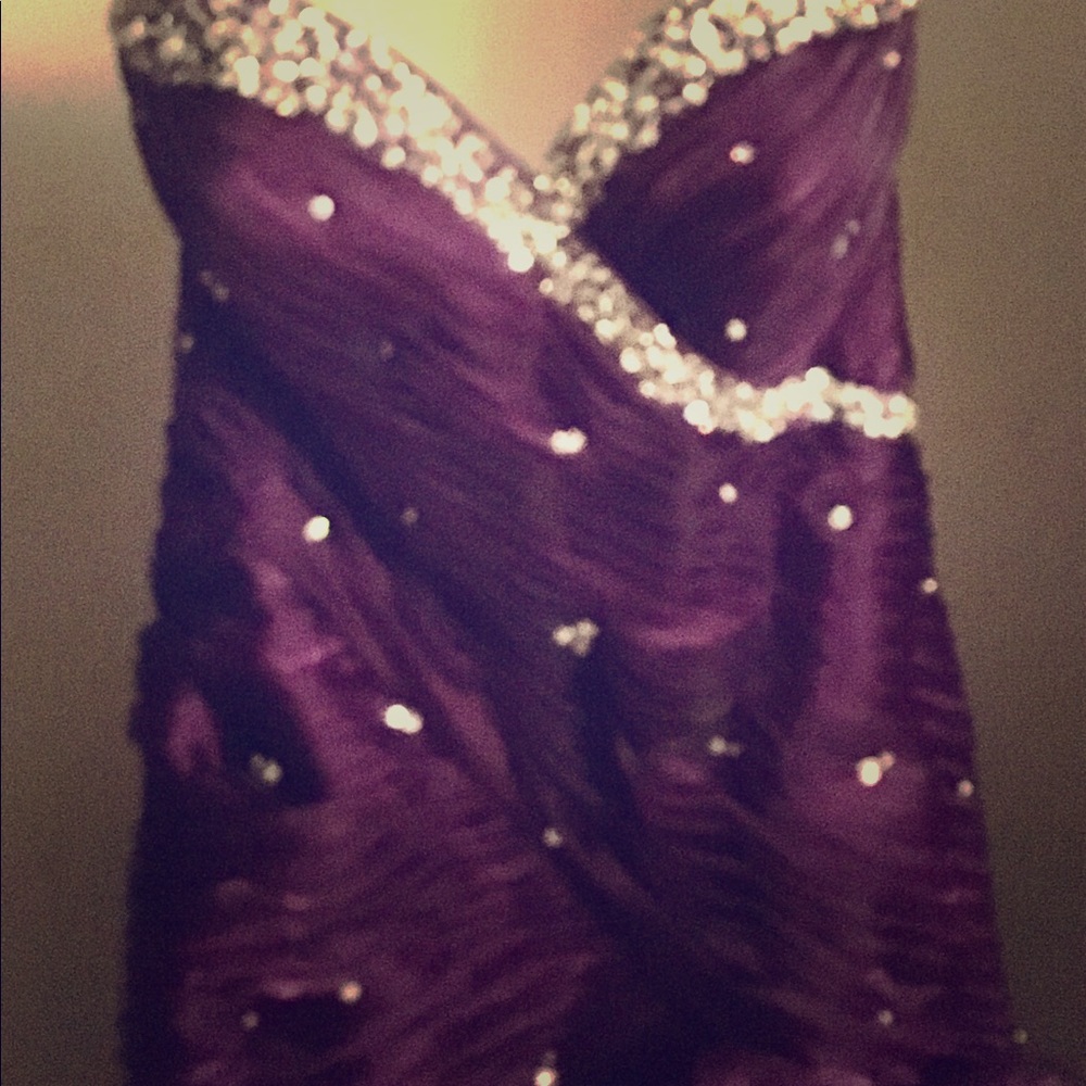 Like new Mori Lee prom dress US size 12 tailored.