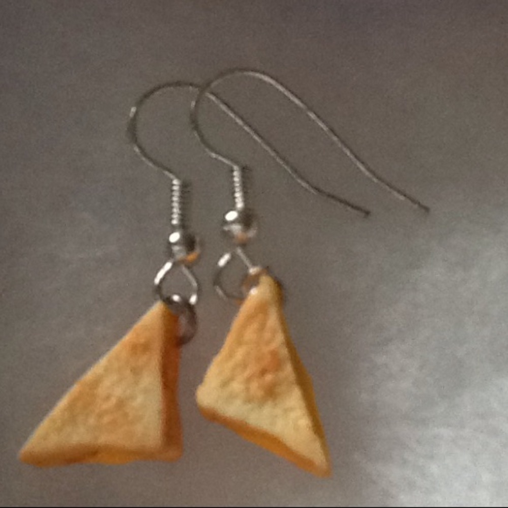 🆕 Whimsical Grilled Cheese Earrings