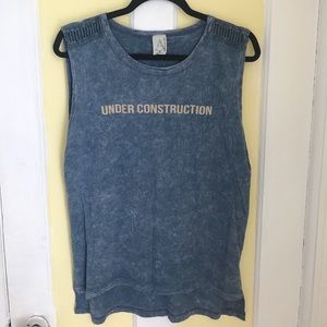 'Under Construction' Acid Washed Tank