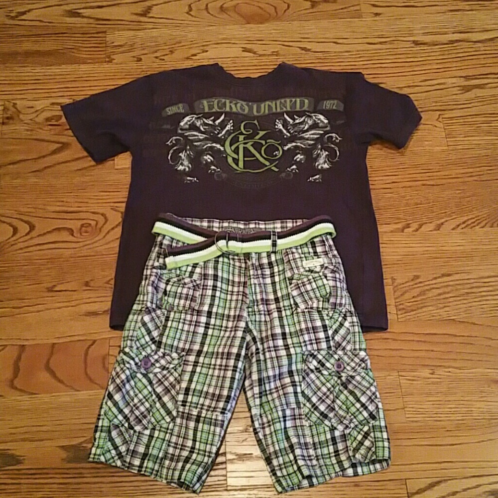 Boys paired up short set