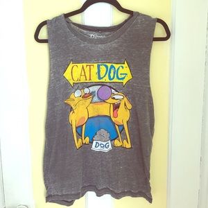 Retro CatDog Tank