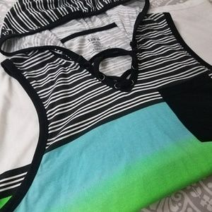 Men's bar III sleeveless hoodie