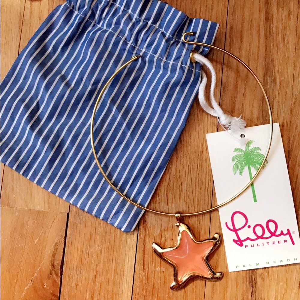 Lilly Pulitzer Coral Starfish Necklace