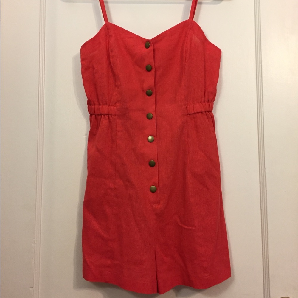 red COPE romper