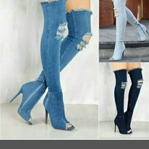 Jean boots