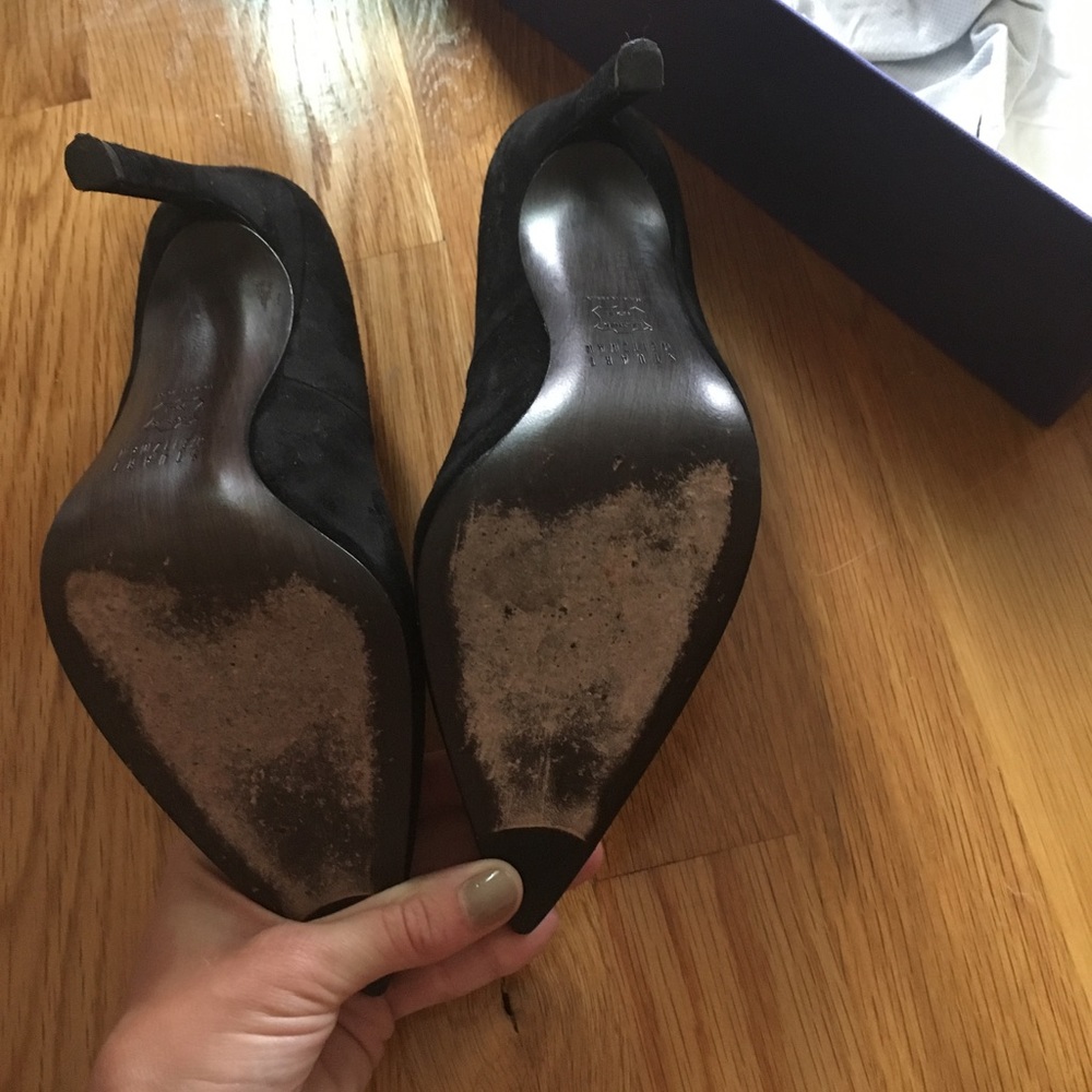 Stuart Weitzman The Legend Pump in black suede - Picture 4 of 6