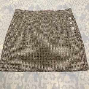 Vineyard Vines - Houndstooth tweed skirt