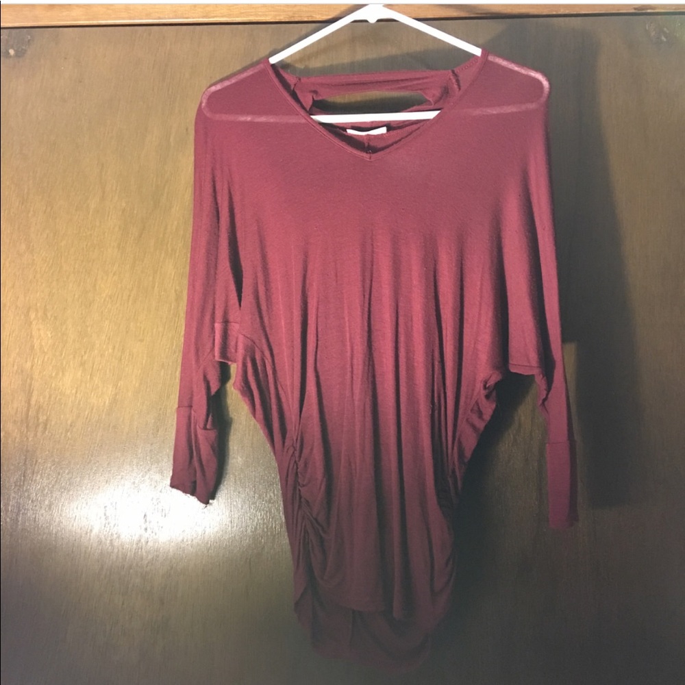 Built in choker shirt