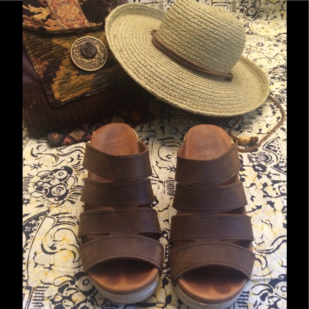 Brown Dansko sandals