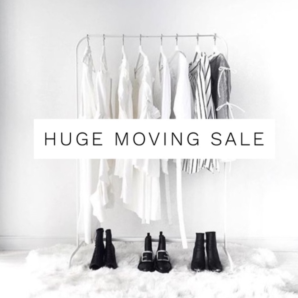 MOVING SALE CLOSET CLEAN OUT! ALL PRICES DROPPED!