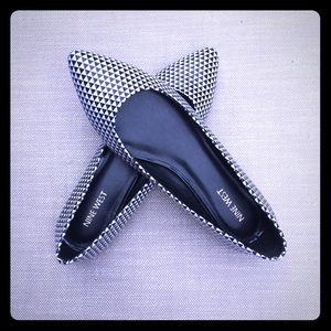 Nine West leather flats