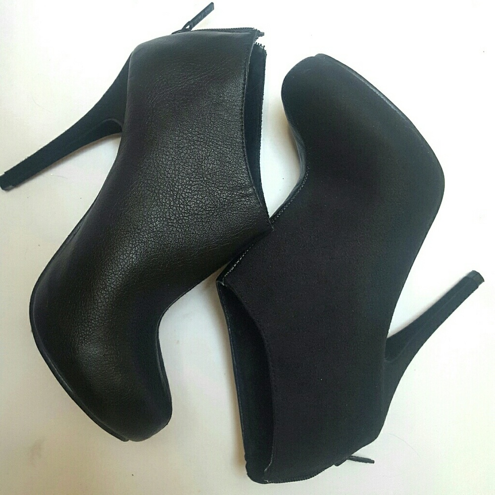 Suede & Leather booties