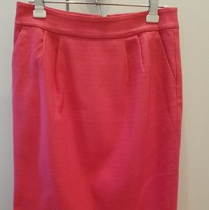 Pink Banana Republic Pencil Skirt