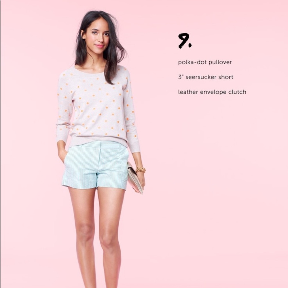 J Crew Factory Seersucker Shorts
