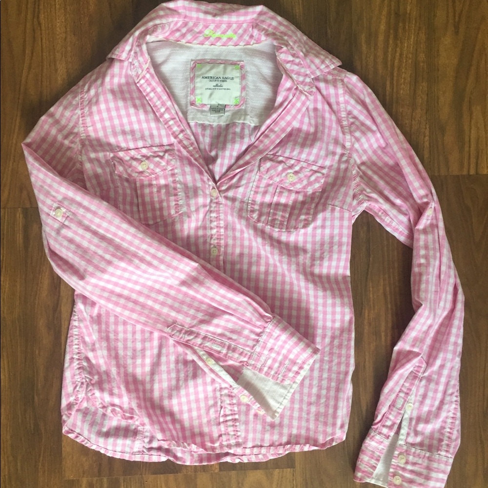 Women's American Eagle Button Down Shirt