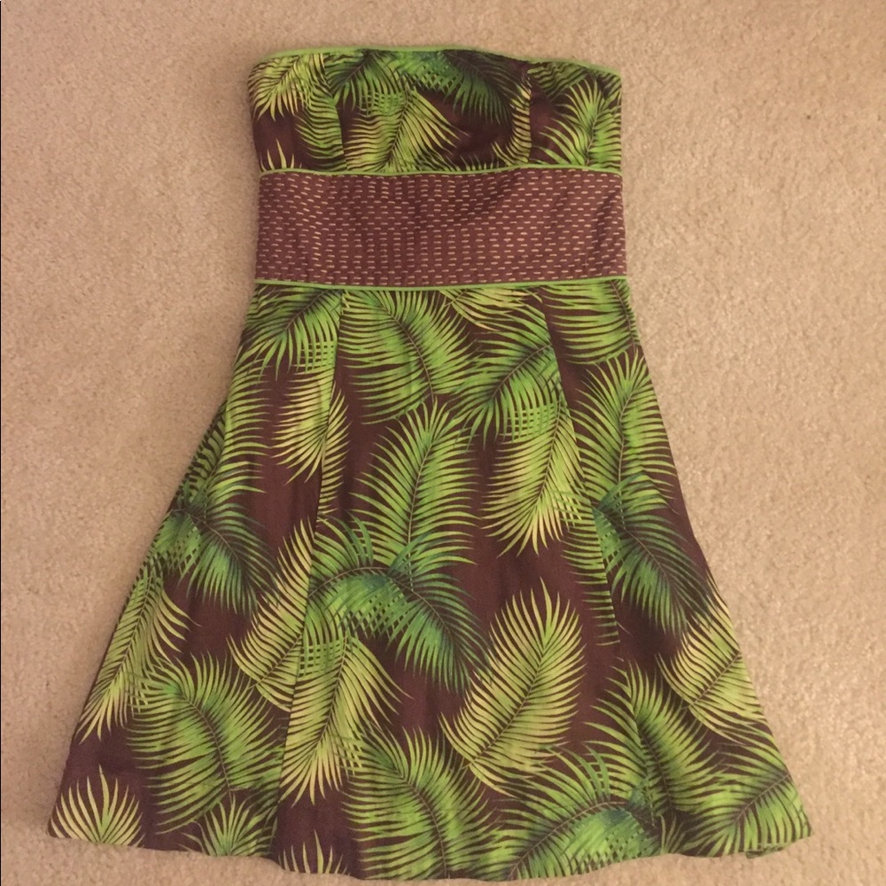 Free People strapless Sundress 100% cotton