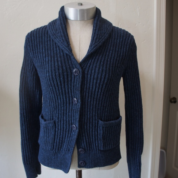 GAP Sweaters - GAP shawl cardigan ribbed sweater Small