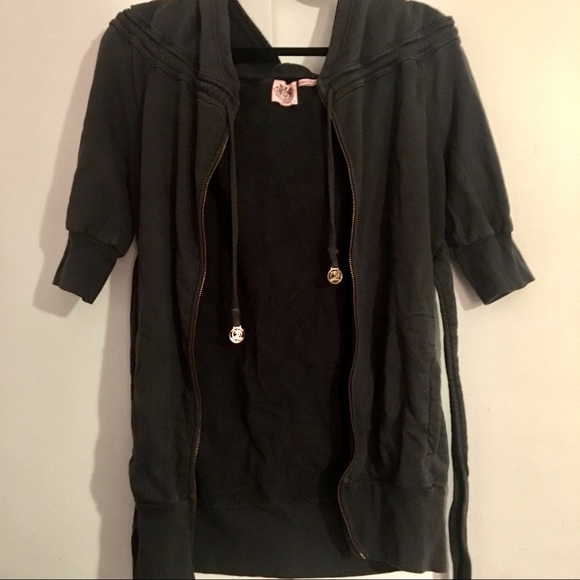 Juicy couture long zipper hoodie size small - Picture 7 of 8