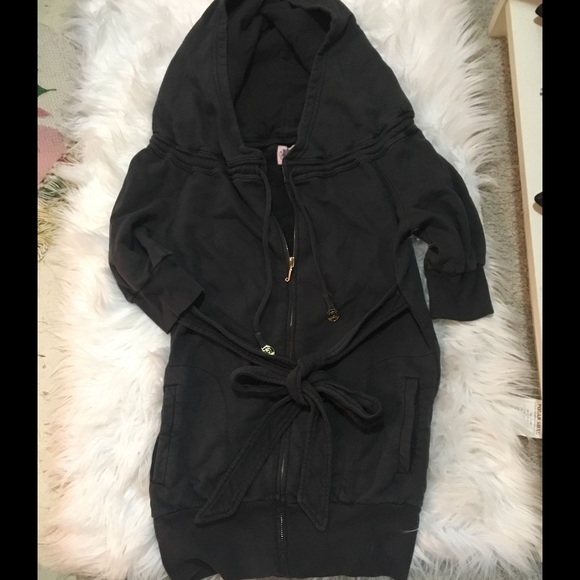 Juicy couture long zipper hoodie size small - Picture 3 of 8
