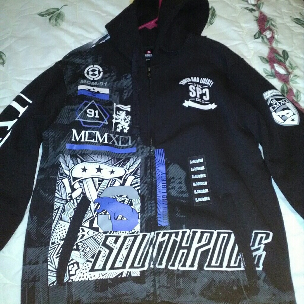 South Pole hoodie with zipper