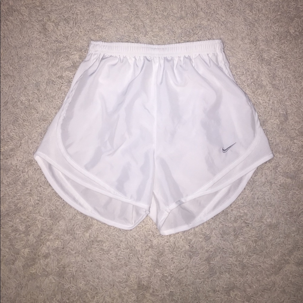 Nike white shorts