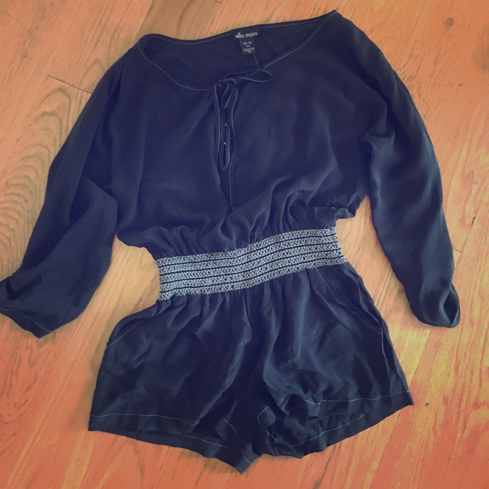 Ella Moss silk romper